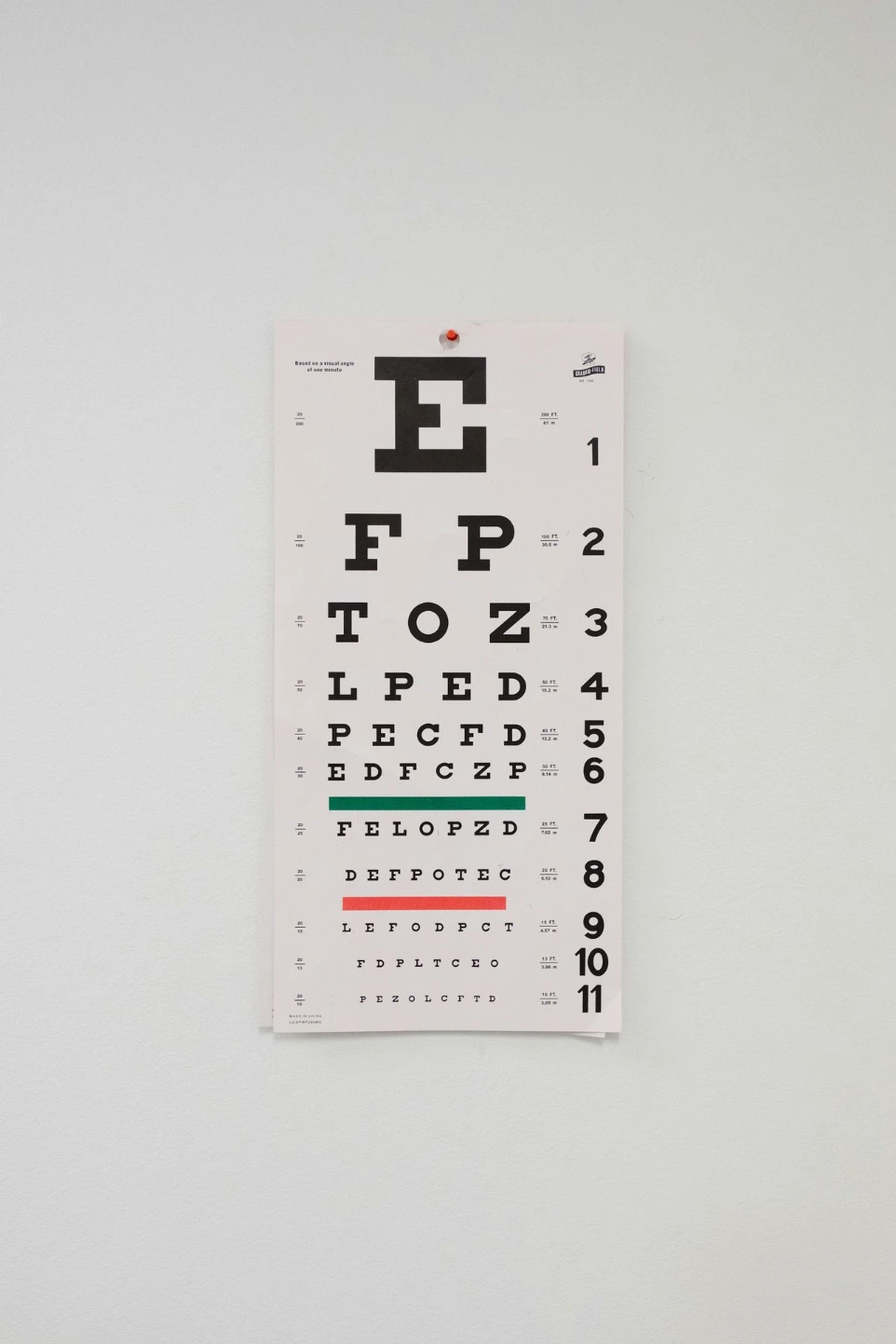 medical eye test